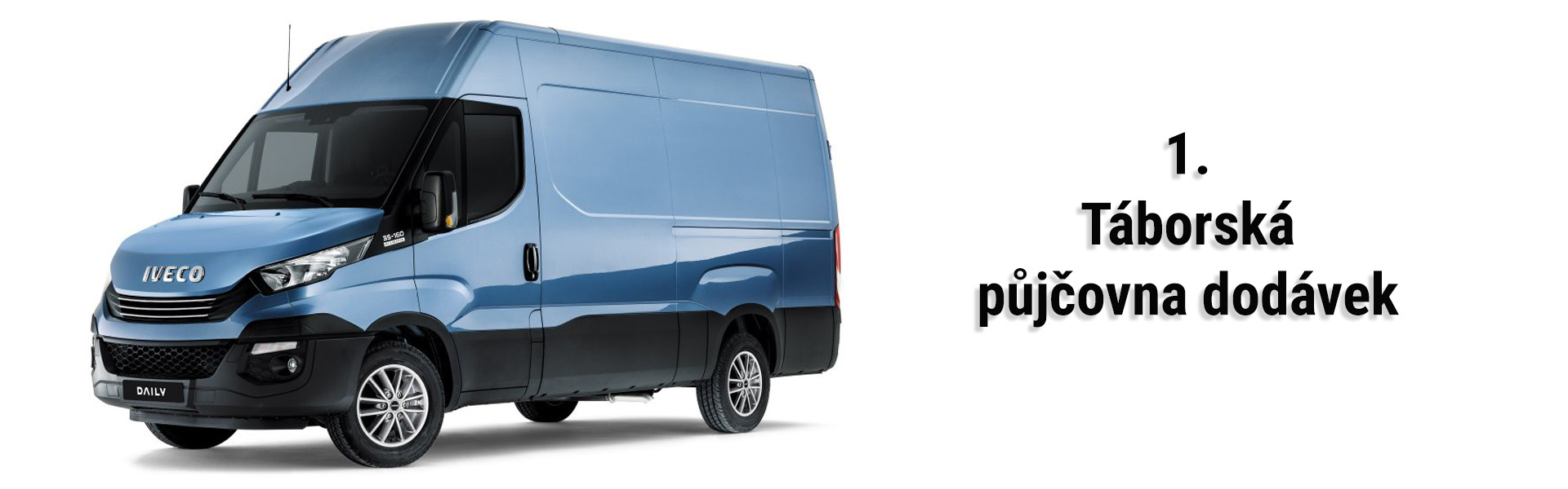 1. táborská půjčovna dodávek